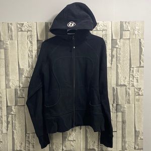 Black lululemon Women’s Scuba Zip Up Hoodie